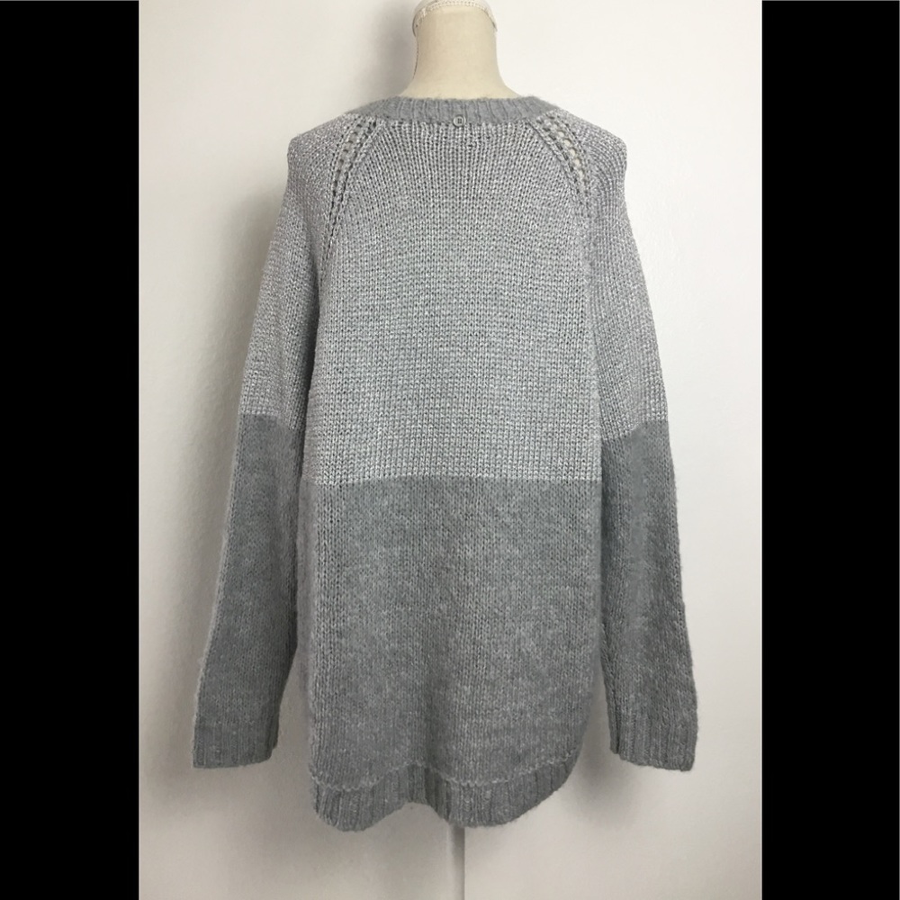 Michael Kors Pullover Sweater Metallic Grays - Picture 5 of 8